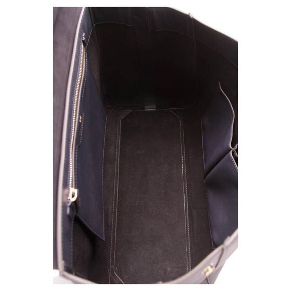 Anya Hindmarch Space Invaders Messenger Bag Navy Flap Tote Crossbody retro purse - Picture 7 of 8